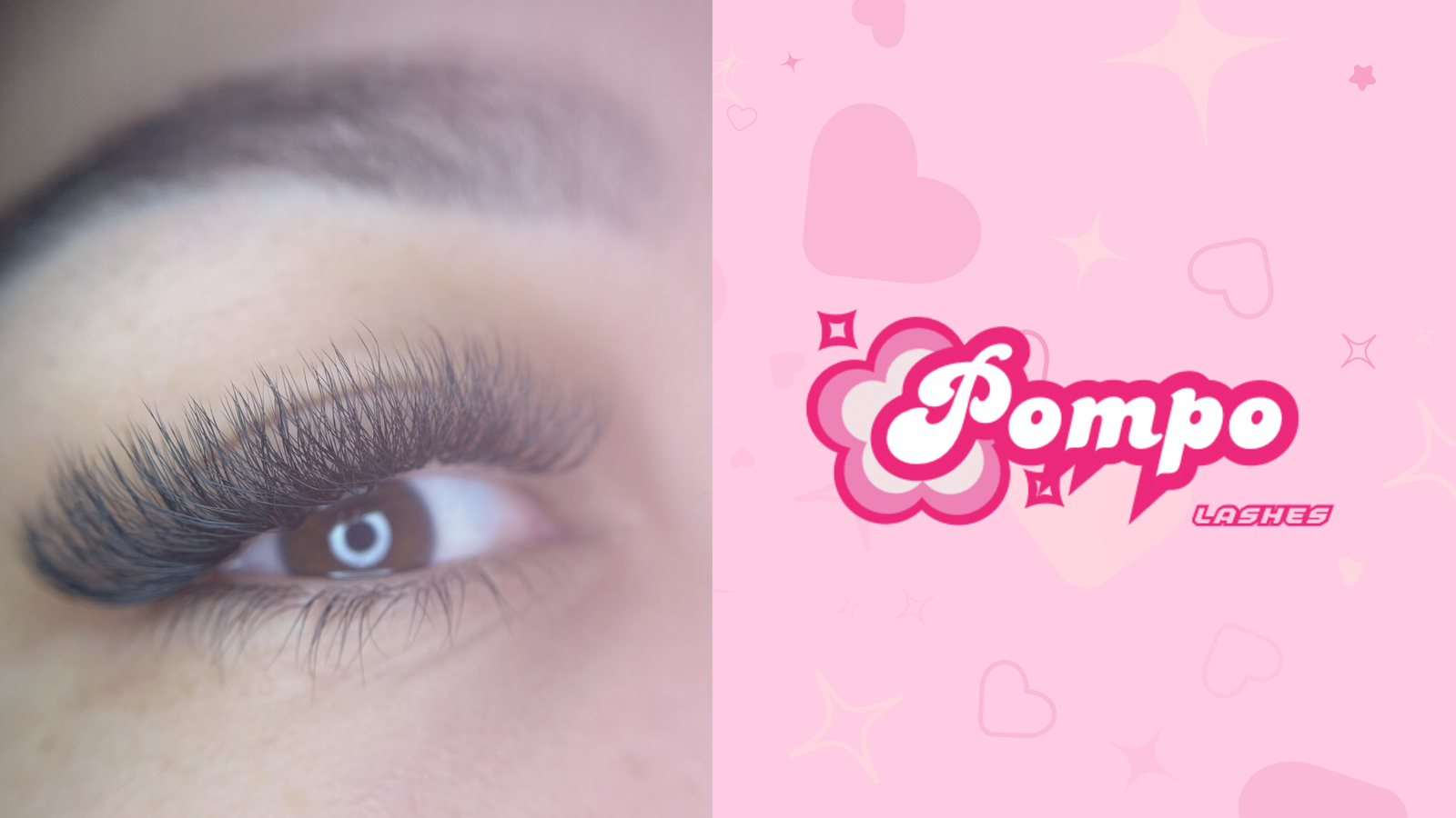 Resultado de extensiones de pestañas Pompo Lashes